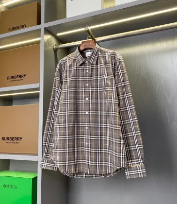Burberry Shirts for Burberry Men's AAA+ Burberry Long-Sleeved Shirts #A58527