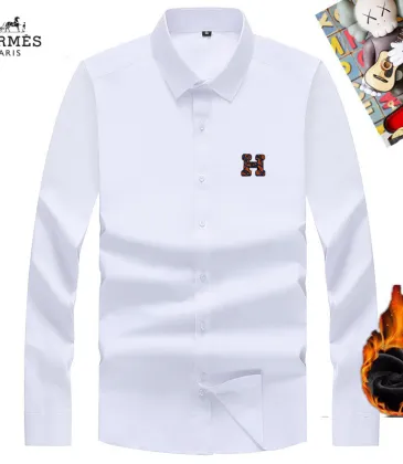 HERMES shirts for HERMES long sleeved shirts for men #A57655