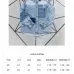 Louis Vuitton Monogram Patchwork Washed Denim Long Sleeve Shirt #B67462