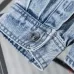 Louis Vuitton Monogram Patchwork Washed Denim Long Sleeve Shirt #B67462