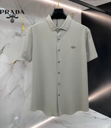 Prada Shirts for Prada Short-Sleeved Shirts For Men #A65069 Prada Shirts for Prada Short-Sleeved Shirts For Men #A65069