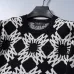 AMIRI Men Geometric Floral Jacquard Crew Neck Sweater | Black‑White &amp; Grey‑White #B67971