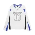 Balenciaga NBA Long Sleeve Jersey 10 Number Logo Print Red White Black #B68613