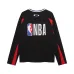 Balenciaga NBA Long Sleeve Jersey 10 Number Logo Print Red White Black #B68613