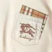 Burberry Knight Logo Embroidery Check Pocket Crew Neck Sweatshirt Unisex Pullover #B67241