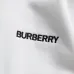 Burberry Check Collar Logo Crew‑Neck Sweatshirt, White, Black #B68070