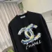 Chanel Graffiti Double C Logo Crew Neck Sweatshirt Unisex Long Sleeve Pullover #B67233