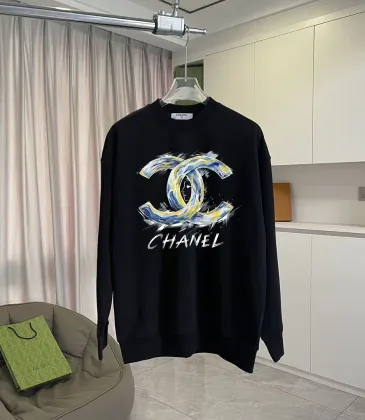 Chanel Graffiti Double C Logo Crew Neck Sweatshirt Unisex Long Sleeve Pullover #B67233