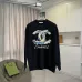 Chanel Graffiti Double C Logo Crew Neck Sweatshirt Unisex Long Sleeve Pullover #B67233