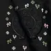 Chrome Hearts Black Embroidered Crew Neck Sweatshirt Premium Quality #B67400