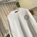 Chrome Hearts Circle Logo Crew Neck Sweatshirt, White &amp; Black #B67859