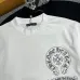 Chrome Hearts Classic Horseshoe Long‑Sleeve Tee, Black White #B67877