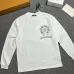 Chrome Hearts Classic Horseshoe Long‑Sleeve Tee, Black White #B67877