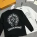 Chrome Hearts Classic Horseshoe Long‑Sleeve Tee, Black White #B67877