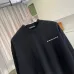 Chrome Hearts Crewneck Sweatshirt Front Mini Logo Back Text Print Black White #B68609