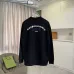 Chrome Hearts Crewneck Sweatshirt Front Mini Logo Back Text Print Black White #B68609