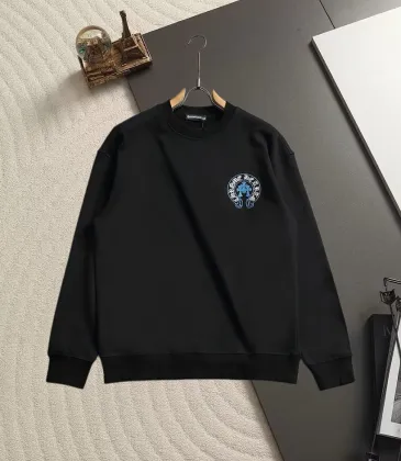 Chrome Hearts Cross Embroidery Crew Neck Sweatshirt, 2 Colors #B67399