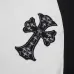 Chrome Hearts Cross Patch Raglan Long‑Sleeve Tee, Red‑White, Black‑White #B68058
