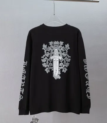 Chrome Hearts Dagger Floral Pocket Long Sleeve Tee, Black White #B67863 Chrome Hearts Dagger Floral Pocket Long Sleeve Tee, Black White #B67863