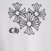 Chrome Hearts Floral Cross Print Long Sleeve Tee, Black White #B67861