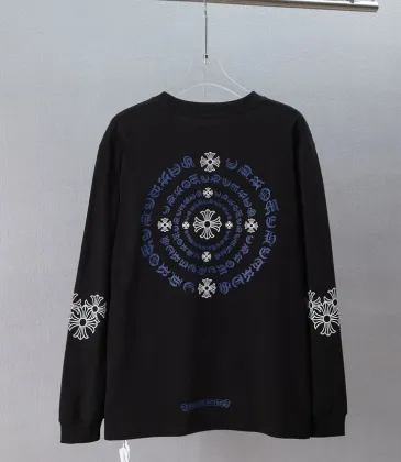 Chrome Hearts Floral Cross Print Long Sleeve Tee, Black White #B67861 Chrome Hearts Floral Cross Print Long Sleeve Tee, Black White #B67861