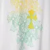 Chrome Hearts Gradient Floral Cross Long Sleeve Tee, Black White #B67864
