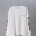Chrome Hearts Gradient Floral Cross Long Sleeve Tee, Black White #B67864