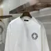 Chrome Hearts Horseshoe Print Long‑Sleeve Tee, White, Beige, Black #B68059