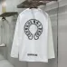 Chrome Hearts Horseshoe Print Long‑Sleeve Tee, White, Beige, Black #B68059