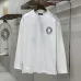 Chrome Hearts Horseshoe Print Long‑Sleeve Tee, White, Beige, Black #B68059