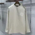 Chrome Hearts Horseshoe Print Long‑Sleeve Tee, White, Beige, Black #B68059