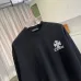 Chrome Hearts Multi‑Color Cross Logo Crewneck Sweatshirt, Black White #B67860