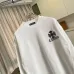 Chrome Hearts Multi‑Color Cross Logo Crewneck Sweatshirt, Black White #B67860