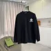Chrome Hearts Multi‑Color Cross Logo Crewneck Sweatshirt, Black White #B67860