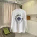 Chrome Hearts Multi‑Color Cross Logo Crewneck Sweatshirt, Black White #B67860