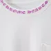 Chrome Hearts Purple Neck Script Long Sleeve Tee, Black White #B67862