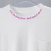 Chrome Hearts Purple Neck Script Long Sleeve Tee, Black White #B67862