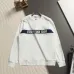 Christian Dior Logo Tape V‑Neck Long Sleeve Sweatshirt 2‑Tone Colors #B67401