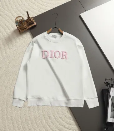 Dior 3D Fuzzy Letter Logo Crew Neck Sweatshirt Multi‑Colors #B67659