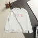 Dior 3D Fuzzy Letter Logo Crew Neck Sweatshirt Multi‑Colors #B67659