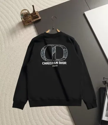 Dior CD Oblique Embroidery Crew Neck Sweatshirt Unisex Long Sleeve Pullover #B67238