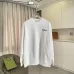 Dior Classic Letter Logo Crew Neck Pullover Sweatshirt For Men Black White 2‑Tone #B67383
