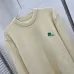 Dior Clover Embroidery Crew Neck Knit Sweater Men Wool Casual Pullover #B67232