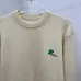 Dior Clover Embroidery Crew Neck Knit Sweater Men Wool Casual Pullover #B67232