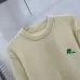 Dior Clover Embroidery Crew Neck Knit Sweater Men Wool Casual Pullover #B67232