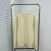 Dior Clover Embroidery Crew Neck Knit Sweater Men Wool Casual Pullover #B67232