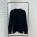 Dior Crew Neck Knit Sweater Men Minimal Chest Logo Embroidery Wool Jumper #B67231