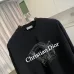 Dior Crewneck Sweatshirt Christian Dior Front Logo Print, Black, White #B68581