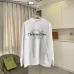 Dior Crewneck Sweatshirt Christian Dior Front Logo Print, Black, White #B68581
