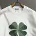 Dior Four‑Leaf Clover Embroidered Crewneck Sweatshirt, Black White #B67878